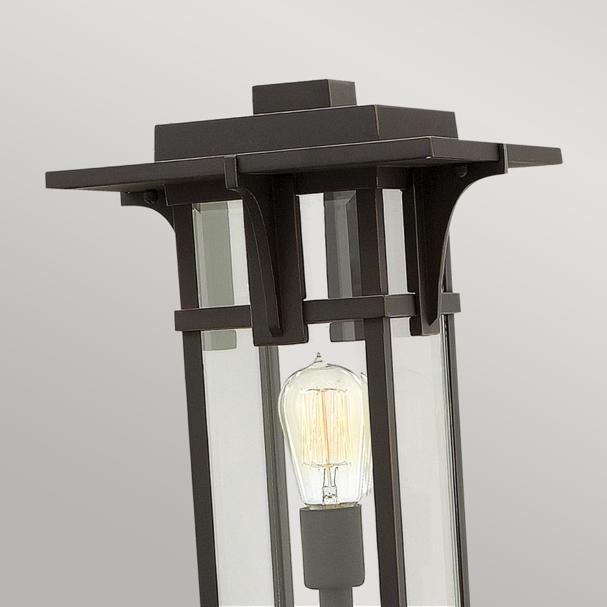 Hinkley - Buitenlamp MANHATTAN 1xE27/100W/230V IP44 zwart