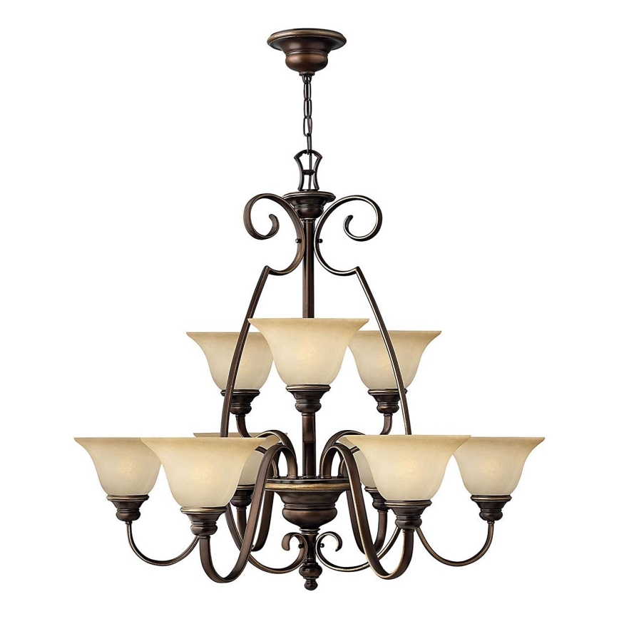 Hinkley - Hanglamp aan een ketting CELLO 9xE27/60W/230V