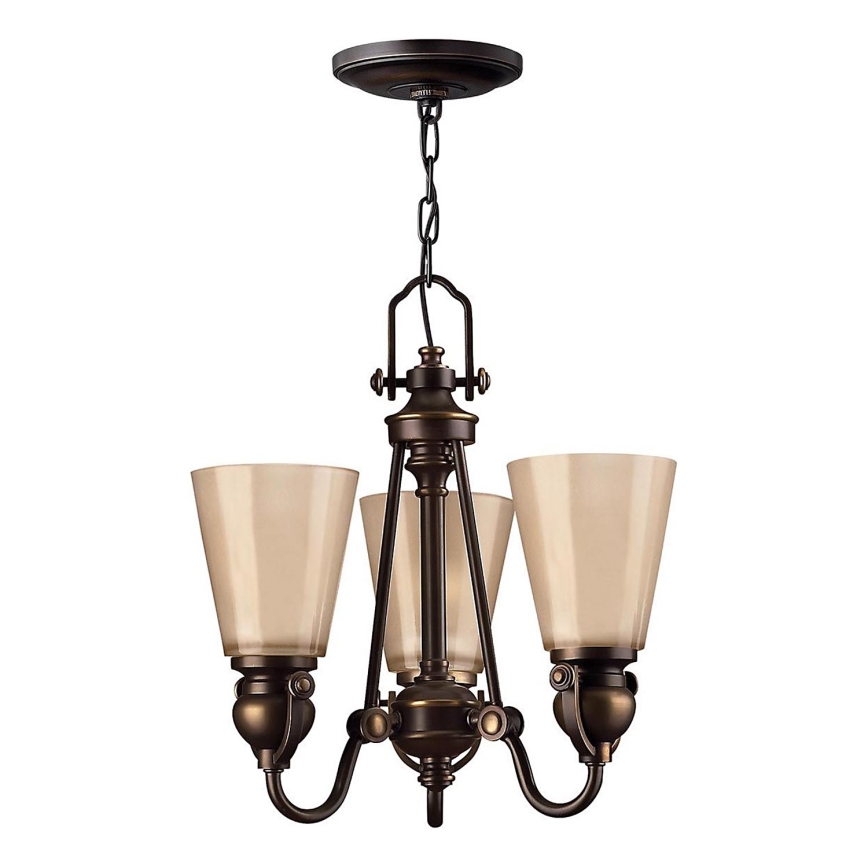 Hinkley - Hanglamp aan een ketting MAYFLOWER 3xE27/60W/230V