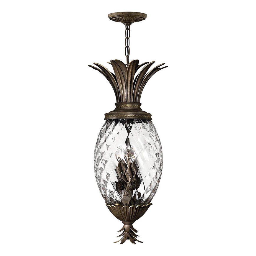 Hinkley - Hanglamp aan een ketting PLANTATION 4xE14/40W/230V brons