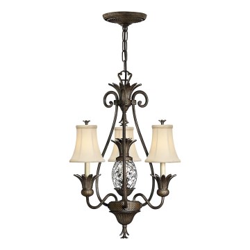 Hinkley - Hanglamp aan een ketting PLANTATION 4xE14/40W/230V brons