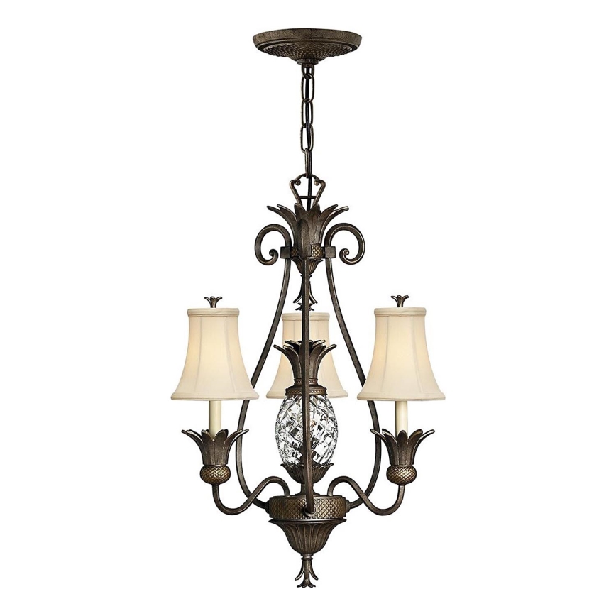 Hinkley - Hanglamp aan een ketting PLANTATION 4xE14/40W/230V brons