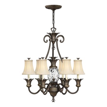 Hinkley - Hanglamp aan een ketting PLANTATION 7xE14/40W/230V brons