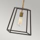 Hinkley - Hanglamp  FU LIGHTON 1xE27/100W/230V brons/zwart