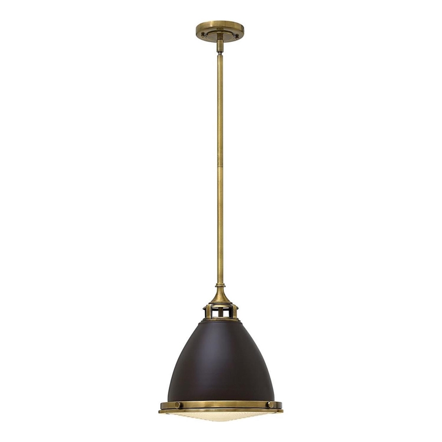 Hinkley - Hanglamp met vaste pendel AMELIA 1xE27/60W/230V brons