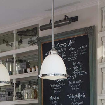 Hinkley - Hanglamp met vaste pendel AMELIA 1xE27/60W/230V glanzend chroom
