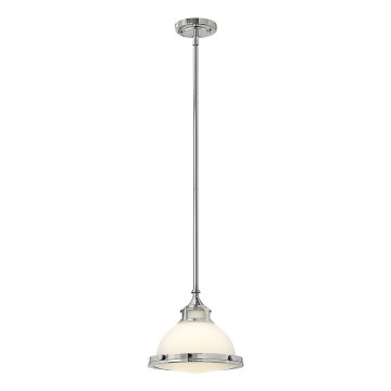 Hinkley - Hanglamp met vaste pendel AMELIA 1xE27/60W/230V glanzend chroom