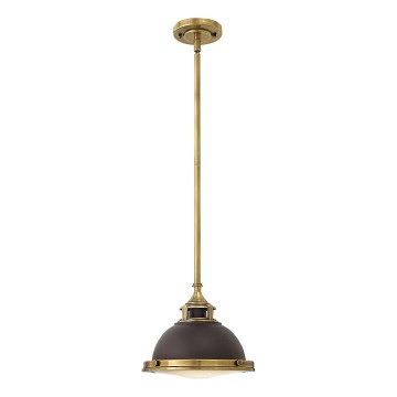 Hinkley - Hanglamp met vaste pendel AMELIA 1xE27/60W/230V messing