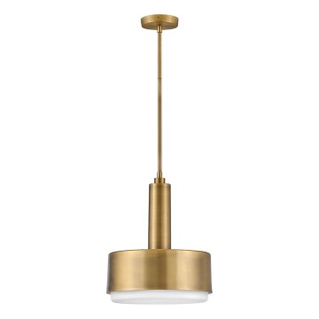 Hinkley - Hanglamp met vaste pendel CEDRIC 2xE27/60W/230V diameter 33 cm messing