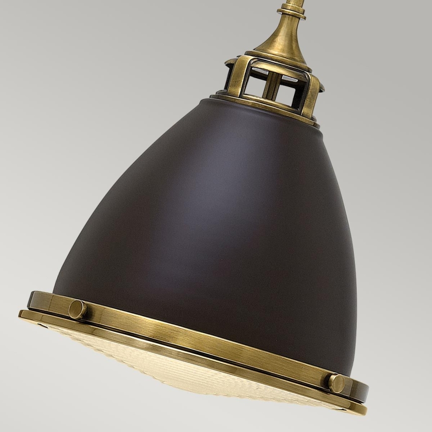Hinkley - Hanglamp met vaste pendel AMELIA 1xE27/60W/230V brons