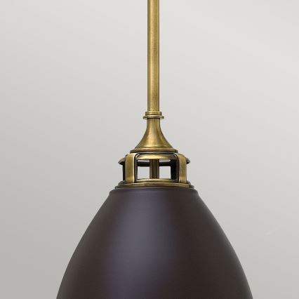 Hinkley - Hanglamp met vaste pendel AMELIA 1xE27/60W/230V brons