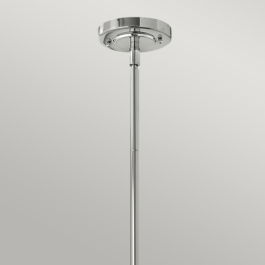 Hinkley - Hanglamp met vaste pendel AMELIA 1xE27/60W/230V glanzend chroom