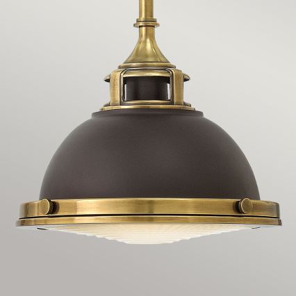 Hinkley - Hanglamp met vaste pendel AMELIA 1xE27/60W/230V messing