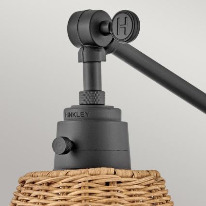 Hinkley - Wandspot ARTI 1xE27/60W/230V zwart/bruin