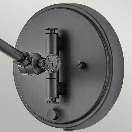 Hinkley - Wandspot ARTI 1xE27/60W/230V zwart/bruin