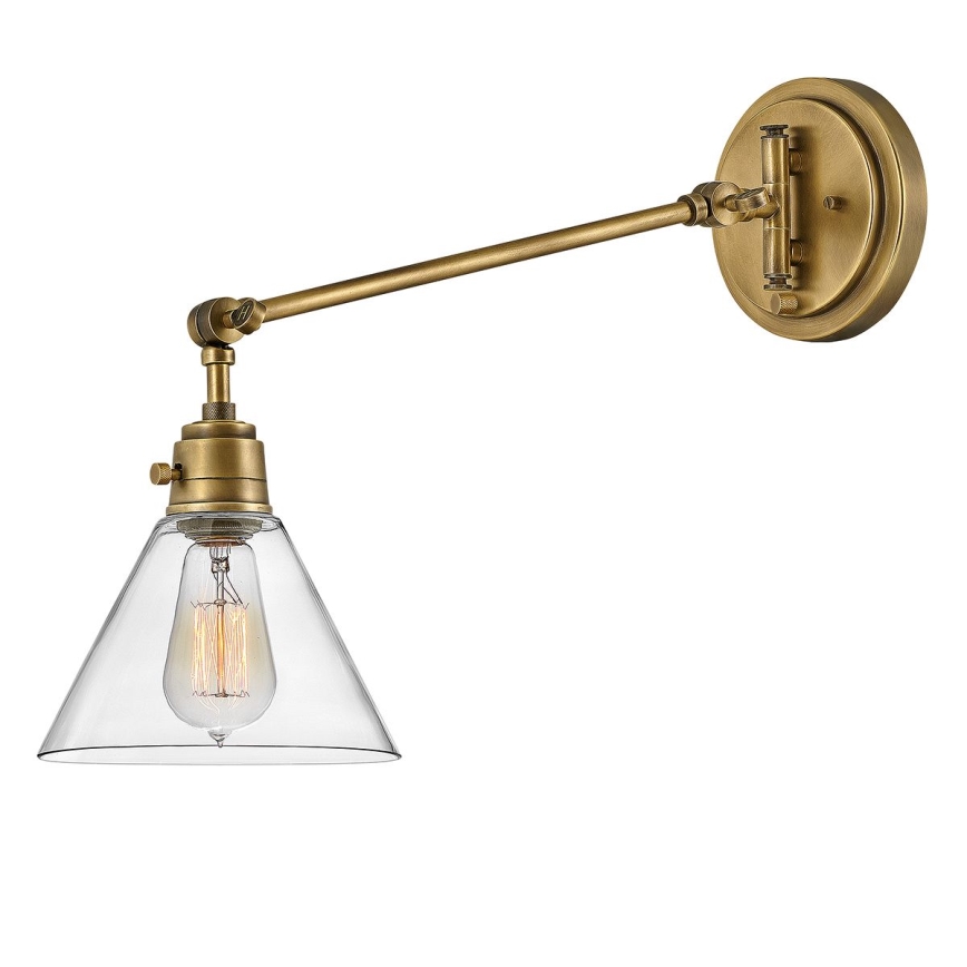 Hinkley - Wandlamp ARTI 1xE27/60W/230V messing