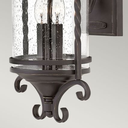 Hinkley - Wandlamp voor buiten CASA 2xE14/40W/230V IP44
