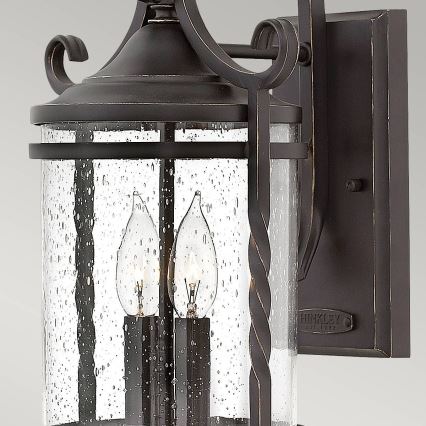 Hinkley - Wandlamp voor buiten CASA 2xE14/40W/230V IP44