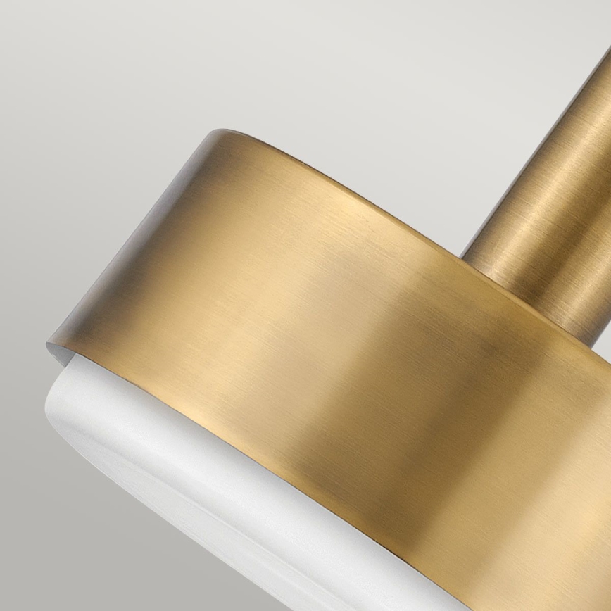 Hinkley - Hanglamp met vaste pendel CEDRIC 2xE27/60W/230V diameter 33 cm messing