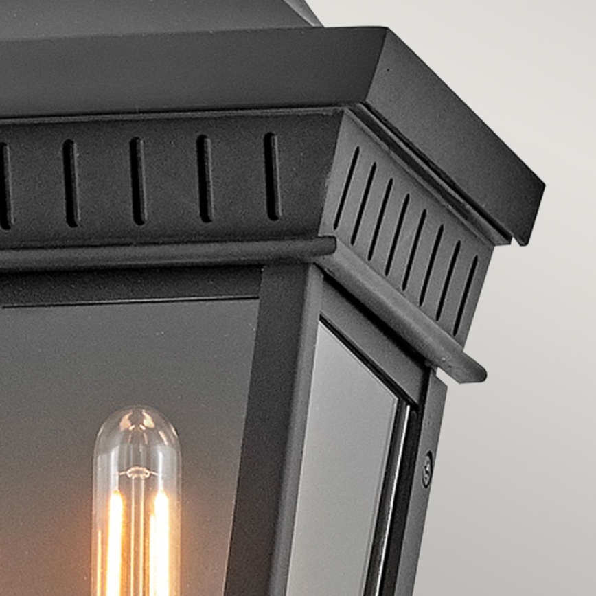 Hinkley - Wandlamp voor buiten CHAPEL HILL 2xE14/40W/230V IP44 zwart