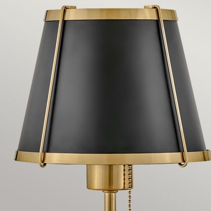 Hinkley - Wandlamp CLARKE 1xE27/40W/230V messing/zwart