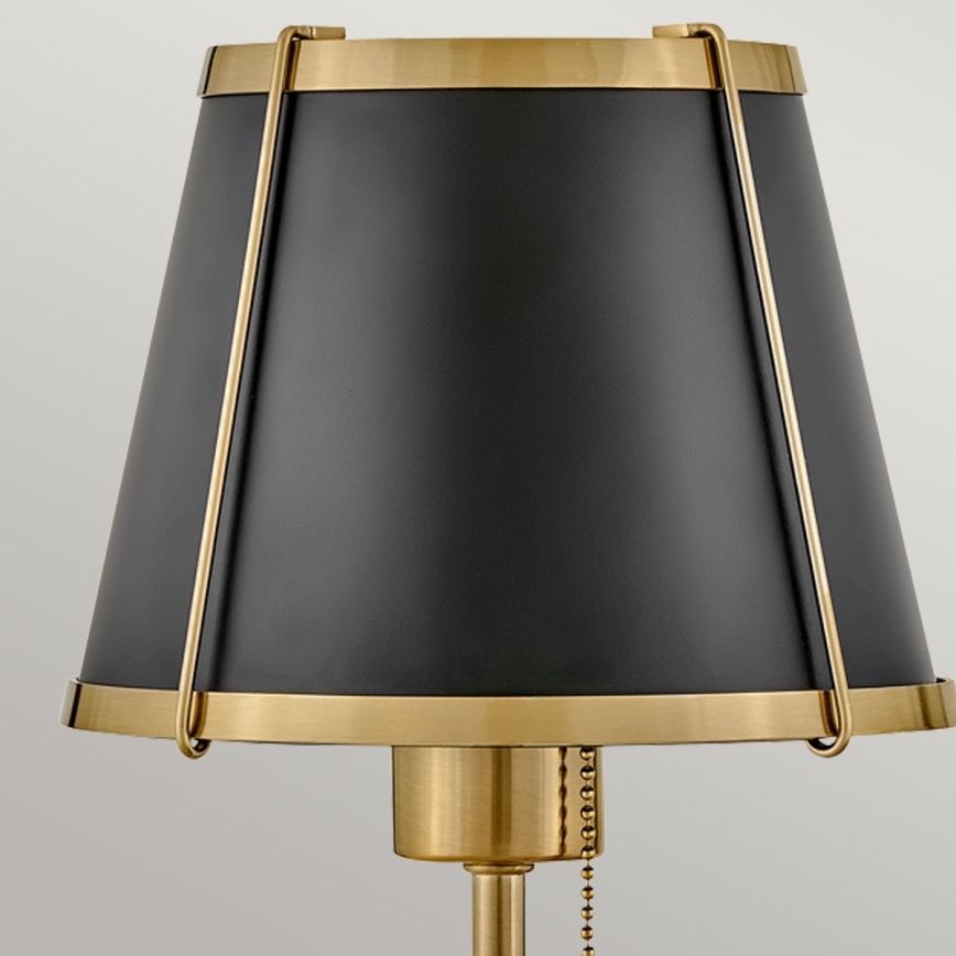 Hinkley - Wandlamp CLARKE 1xE27/40W/230V messing/zwart