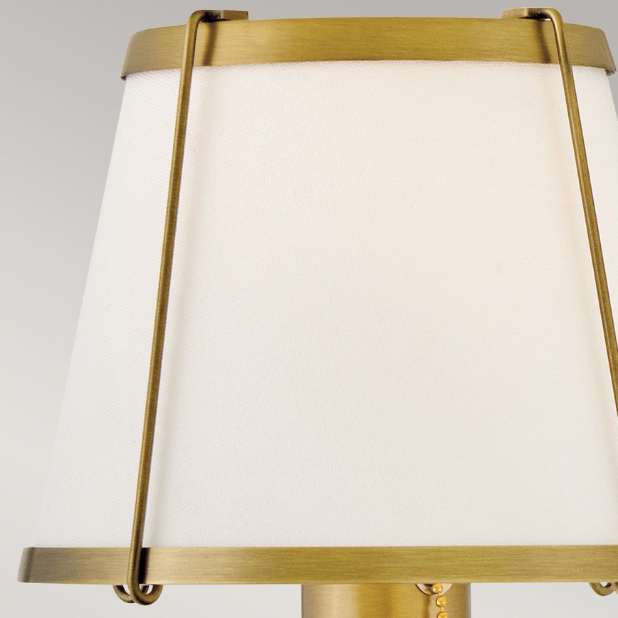 Hinkley - Wandlamp CLARKE 1xE27/40W/230V messing/wit