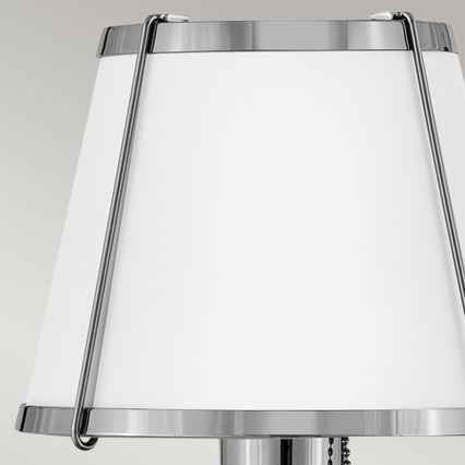 Hinkley - Wandlamp CLARKE 1xE27/40W/230V glanzend chroom/wit