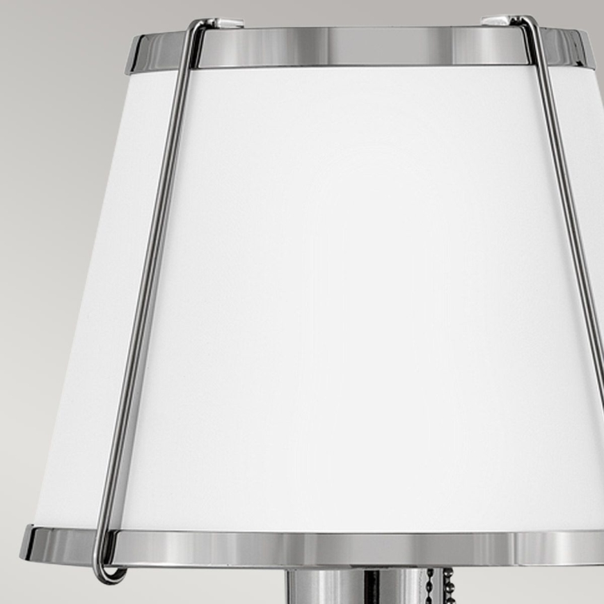 Hinkley - Wandlamp CLARKE 1xE27/40W/230V glanzend chroom/wit