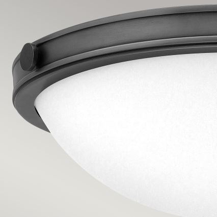 Hinkley - Plafonnier COLLIER 2xE27/40W/230V Ø 34,6 cm noir