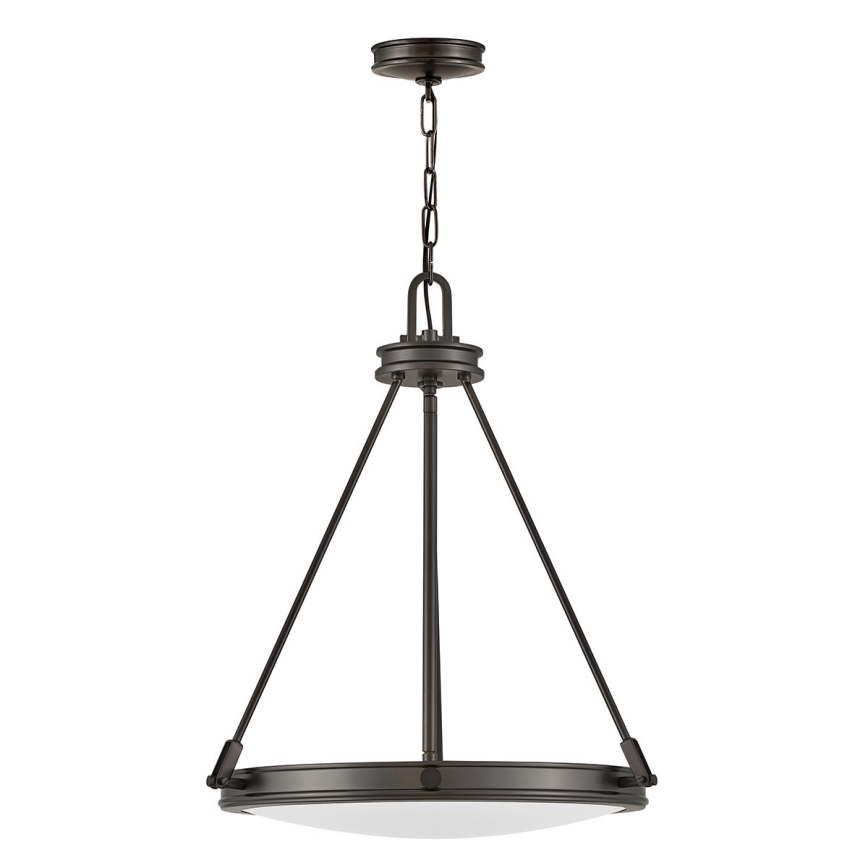 Hinkley - Kroonluchter met ketting COLLIER 4xE14/40W/230V Ø 54,3 cm zwart