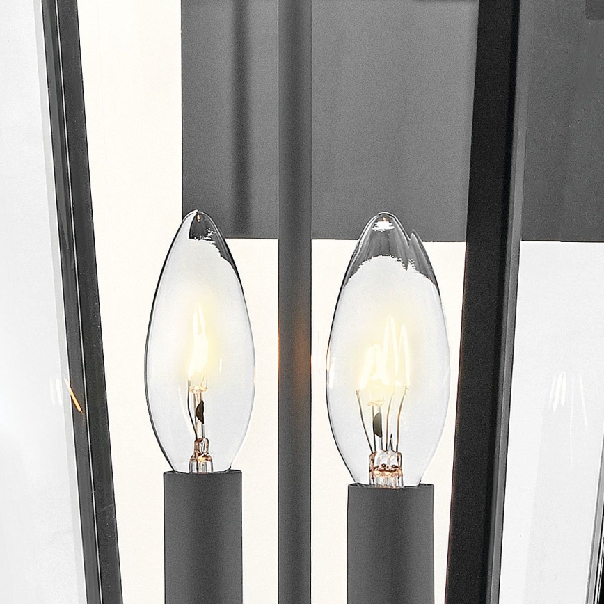 Hinkley - Wandlamp voor buiten DAWSON 2xE14/40W/230V IP44 zwart