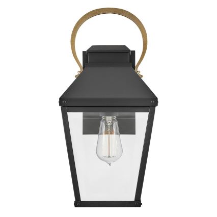Hinkley - Wandlamp voor buiten DAWSON 1xE27/60W/230V IP44 zwart