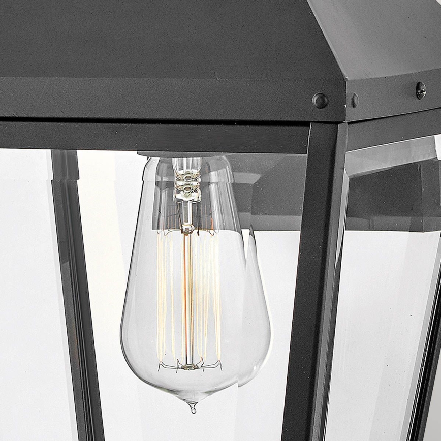 Hinkley - Wandlamp voor buiten DAWSON 1xE27/60W/230V IP44 zwart