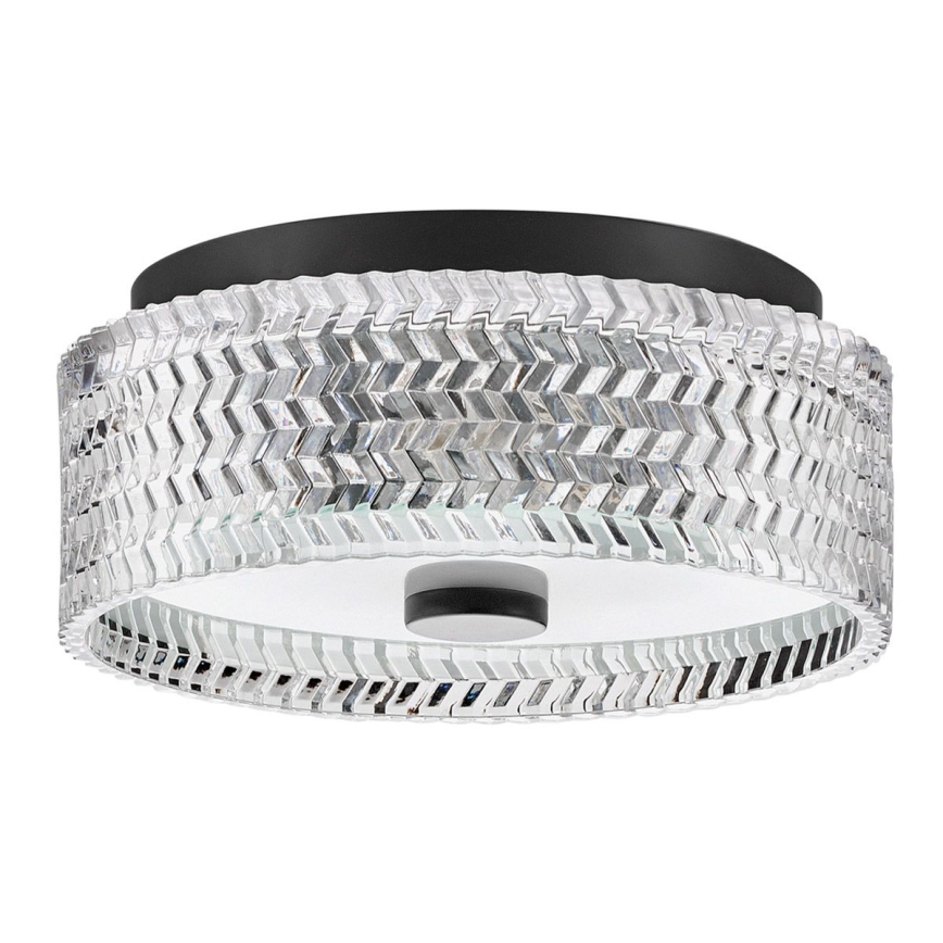 Hinkley - Plafondlamp ELLE 2xE27/60W/230V diameter 30,5 cm zwart