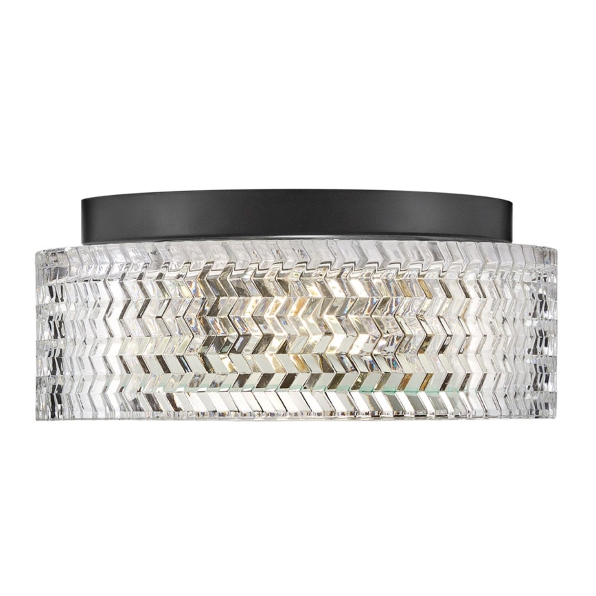 Hinkley - Plafondlamp ELLE 2xE27/60W/230V diameter 30,5 cm zwart