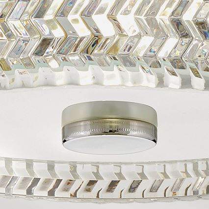 Hinkley Plafondlamp ELLE 2xE27/60W/230V diameter 30,5 cm glanzend chroom