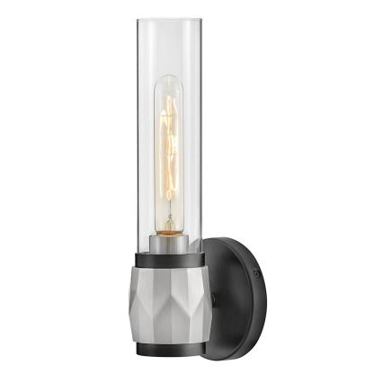 Hinkley - Badkamerwandlamp ELLISON 2xE27/40W/230V IP44 zwart