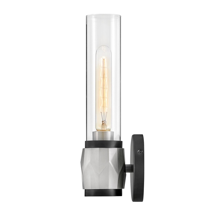 Hinkley - Badkamerwandlamp ELLISON 2xE27/40W/230V IP44 zwart