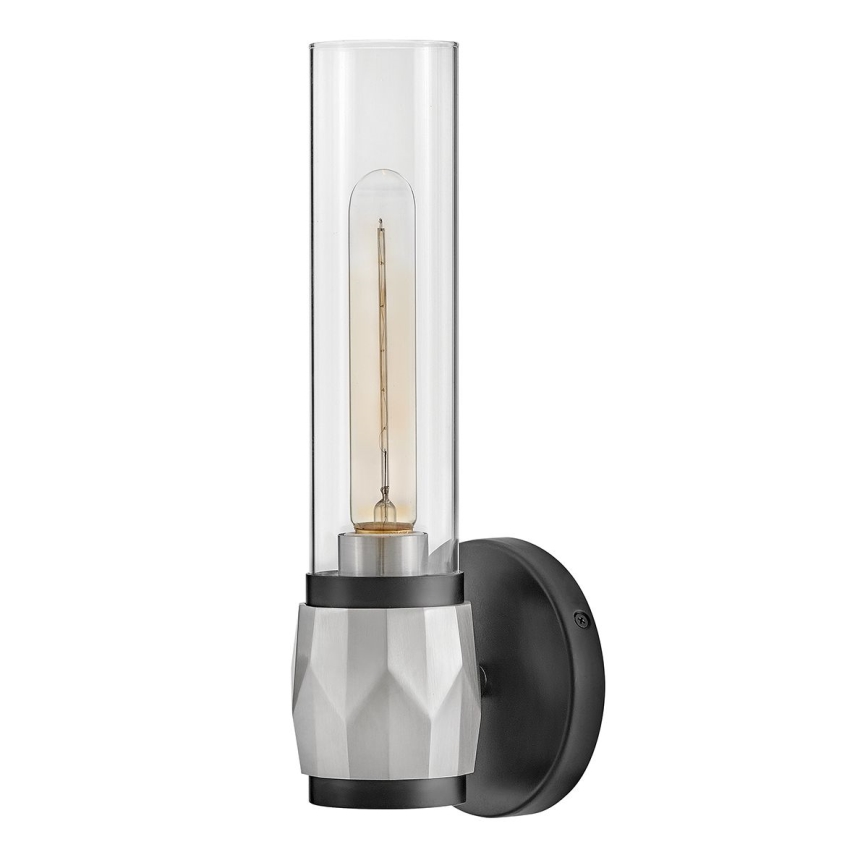 Hinkley - Badkamerwandlamp ELLISON 2xE27/40W/230V IP44 zwart