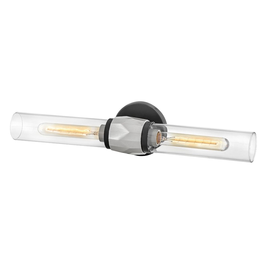 Hinkley - Applique murale pour salle de bains ELLISON 2xE27/40W/230V IP44 noire