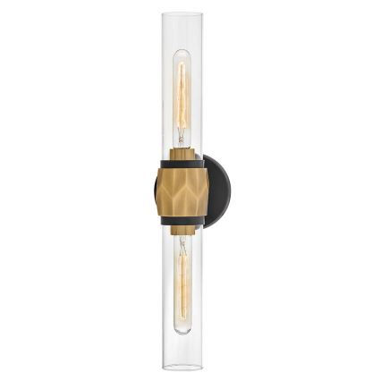 Hinkley - Badkamer wandlamp ELLISON 2xE27/40W/230V IP44 goud
