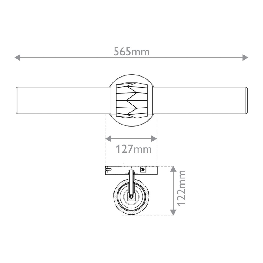 Hinkley - Applique murale salle de bain ELLISON 2xE27/40W/230V IP44 doré