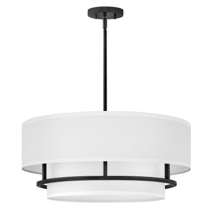 Hinkley - Opbouwkroonluchter GRAHAM 4xE14/40W/230V zwart