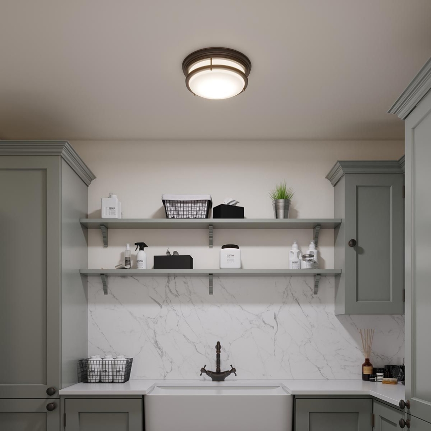 Hinkley - Badkamerplafondlamp HADLEY 3xE27/40W/230V IP44 brons