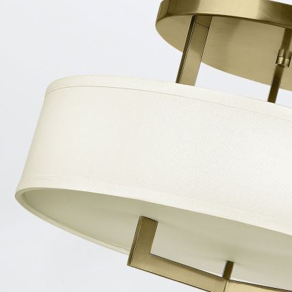 Hinkley - Plafondlamp HAMPTON 3xE27/60W/230V Ø 50,8 cm goudkleurig