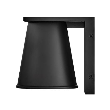 Hinkley - LED Wandlamp voor buiten HANS 1xGU10/8W/230V IP44 zwart