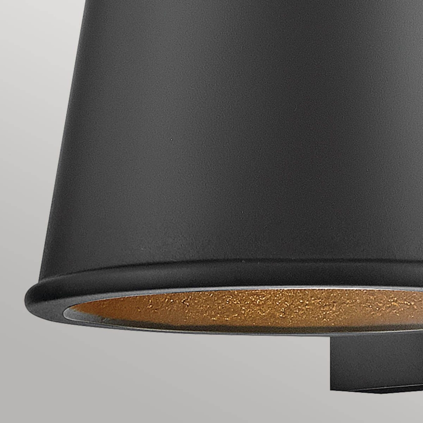 Hinkley - LED Wandlamp voor buiten HANS 1xGU10/8W/230V IP44 zwart