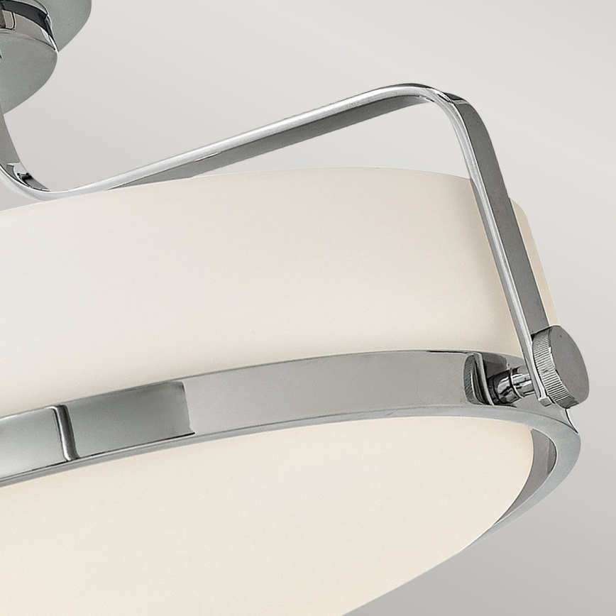 Hinkley - Plafonnier HARPER 3xE27/60W/230V Ø 45,6 cm, chrome brillant