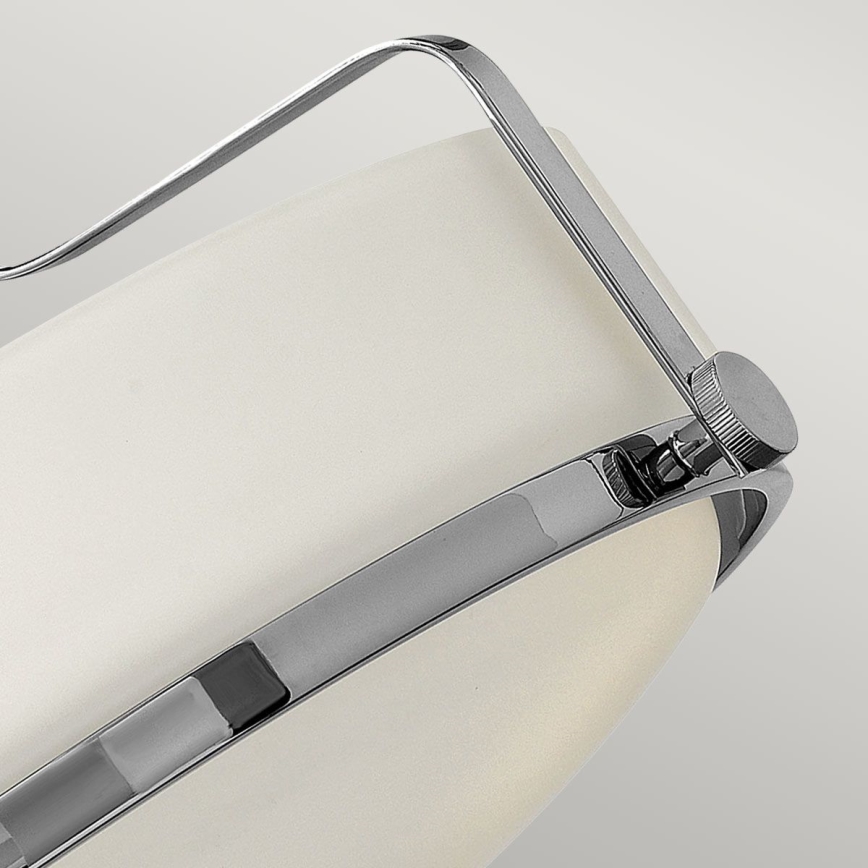 Hinkley - Plafonnier HARPER à montage en surface 3xE27/60W/230V Ø 36,6 cm chrome brillant